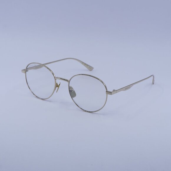 Gucci GG0337S 001 Sunglasses Gold Round Frame - Picture 1 of 10
